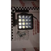 AE48S-16LED-28HC Фара свето/д доп.квадратная,направленный свет, 16 диодов,48W,(110х28х140) SLIM 12/2